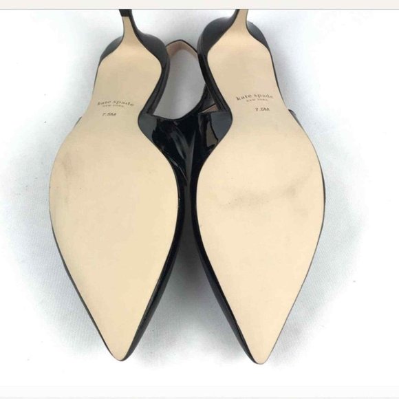 Kate Spade kitten heel (2 inch) patent leather slingback pumps - Picture 6 of 6